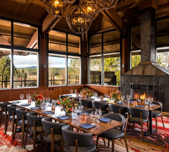 Sunriver Resort Lodge Kitchen Hearth Room private dining