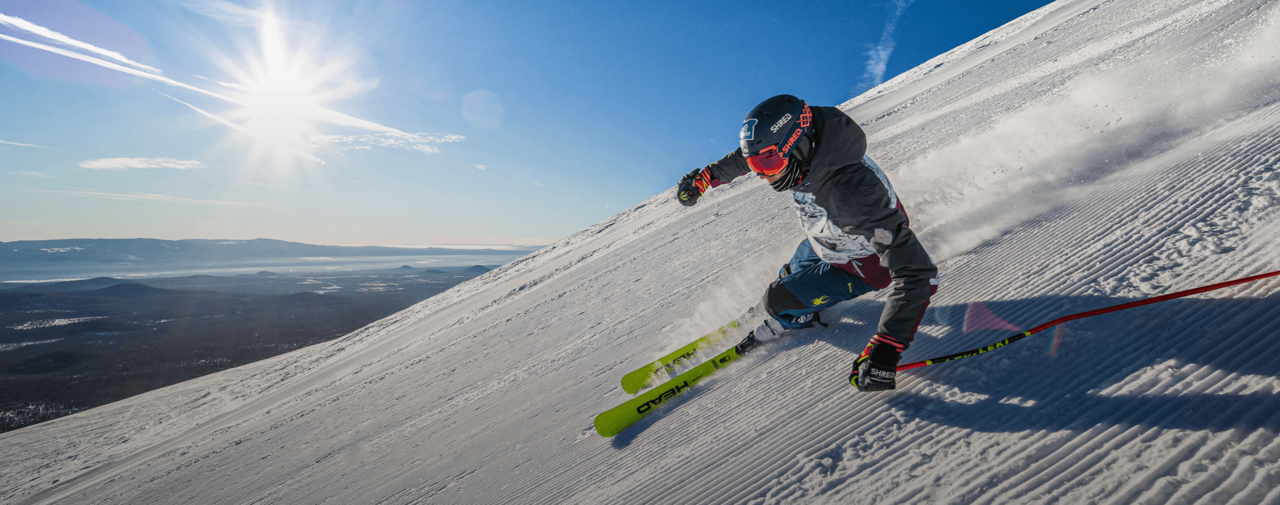 skiing